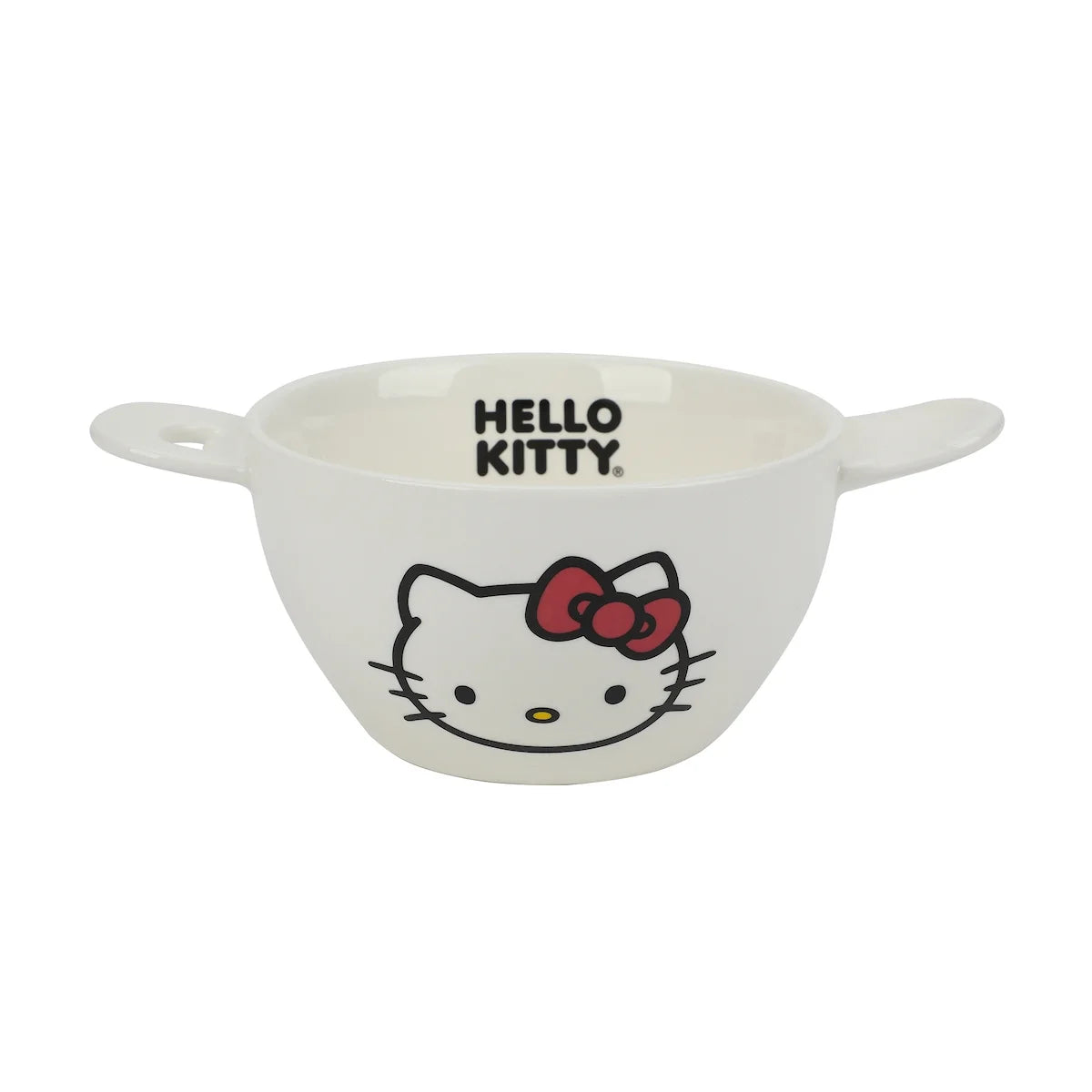 Hello Kitty Sanrio Enjoy the Little Things Ceramic Ramen Bowl with Spoon & Chopsticks