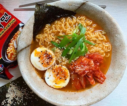 Nongshim Shin Ramyun – Gourmet Spicy Korean Instant Noodles (4 pack)