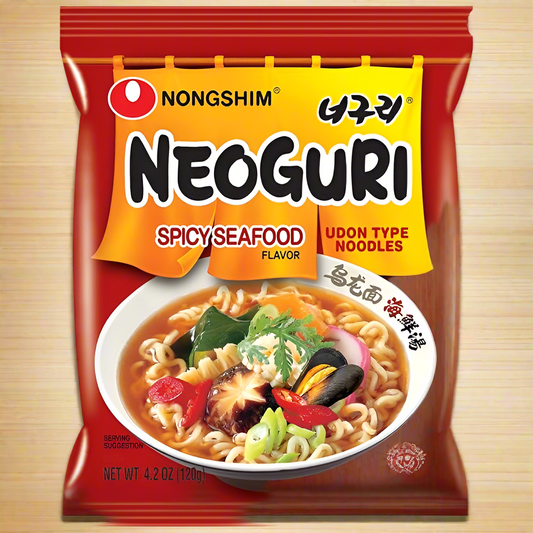 Neoguri – Spicy Korean Udon-Style Instant Noodles (4x4)