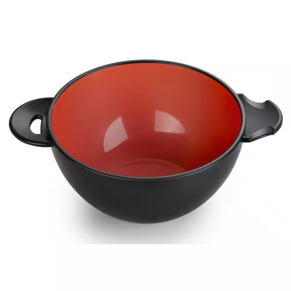 Black and Red Earth Ramen Bowl 6-Piece Set