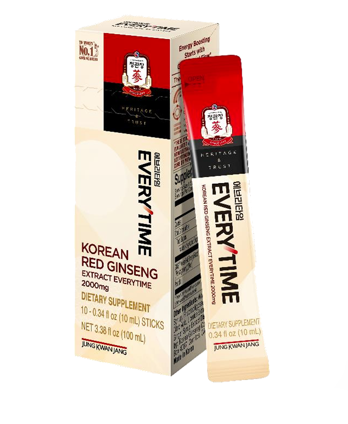 Korean Ginseng Energy & Eye Care Bundle – Everytime Extract 2000 (10p) + JKJ Eye Health Capsule (30 Capsules)