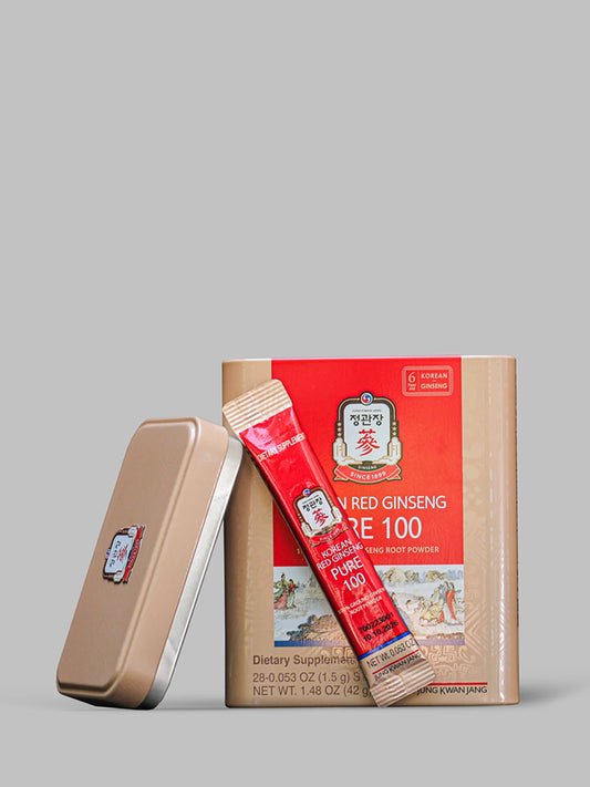 Red Ginseng Powder Pure 100 + Red Ginseng Tea