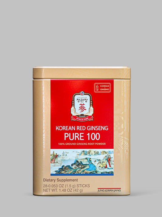 Red Ginseng Powder Pure 100 + Red Ginseng Tea