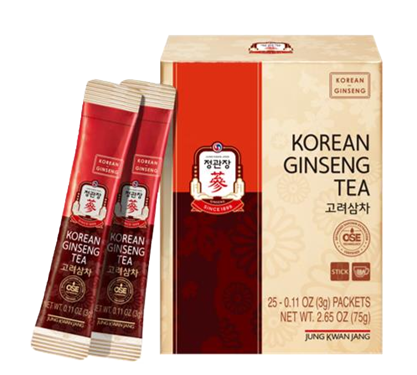 Boost Your Health & Energy With Korean Ginseng! Evreytime Energy Boost (10p) & Red Ginseng Extract Tea (25p) Combo