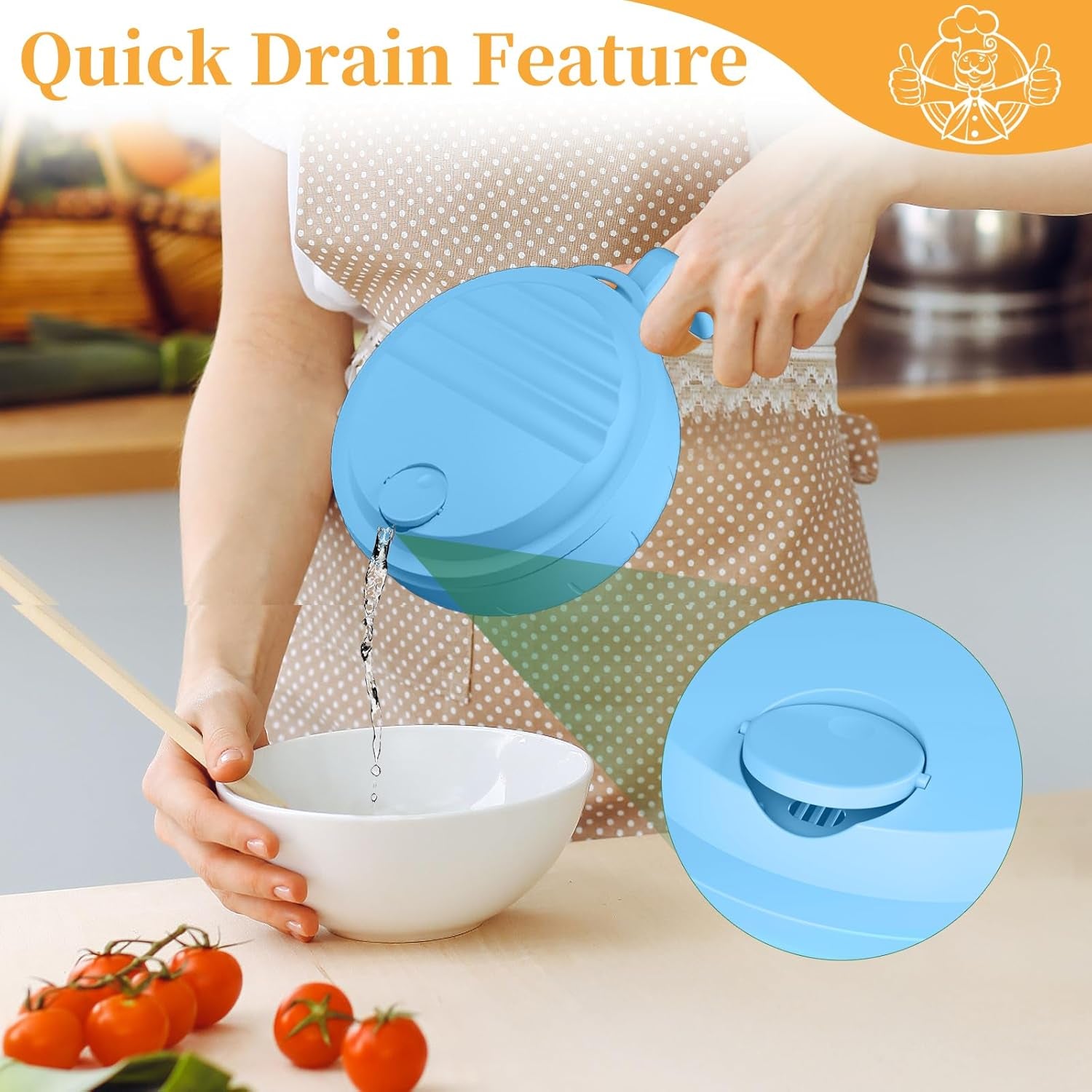 Large Ramen Bowl Set, 40 Oz Microwaveable Noodle Cooker with Leak-Proof Lids, Chopsticks, Spoon & Fork – Portable and Dishwasher Safe, Ideal for Home, Office, Dorm, or Gift Light (Blue)