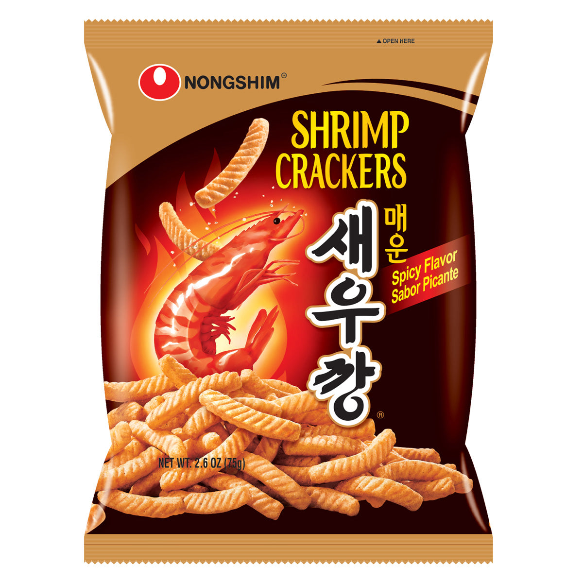 Nongshim Shrimp Crackers – Spicy Flavor (4-Pack) | Bold, Crunchy, and Addictively Good