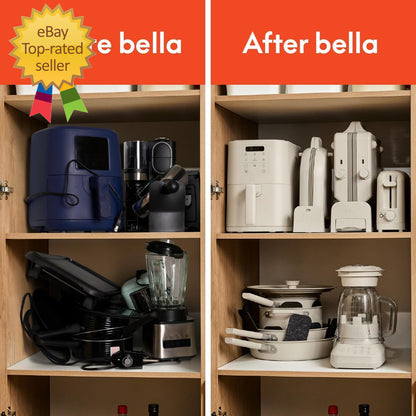 4Qt Slim Air Fryer, Fits-Anywhere™ Kitchenware, Evergood™ Ceramic Nonstick Coati