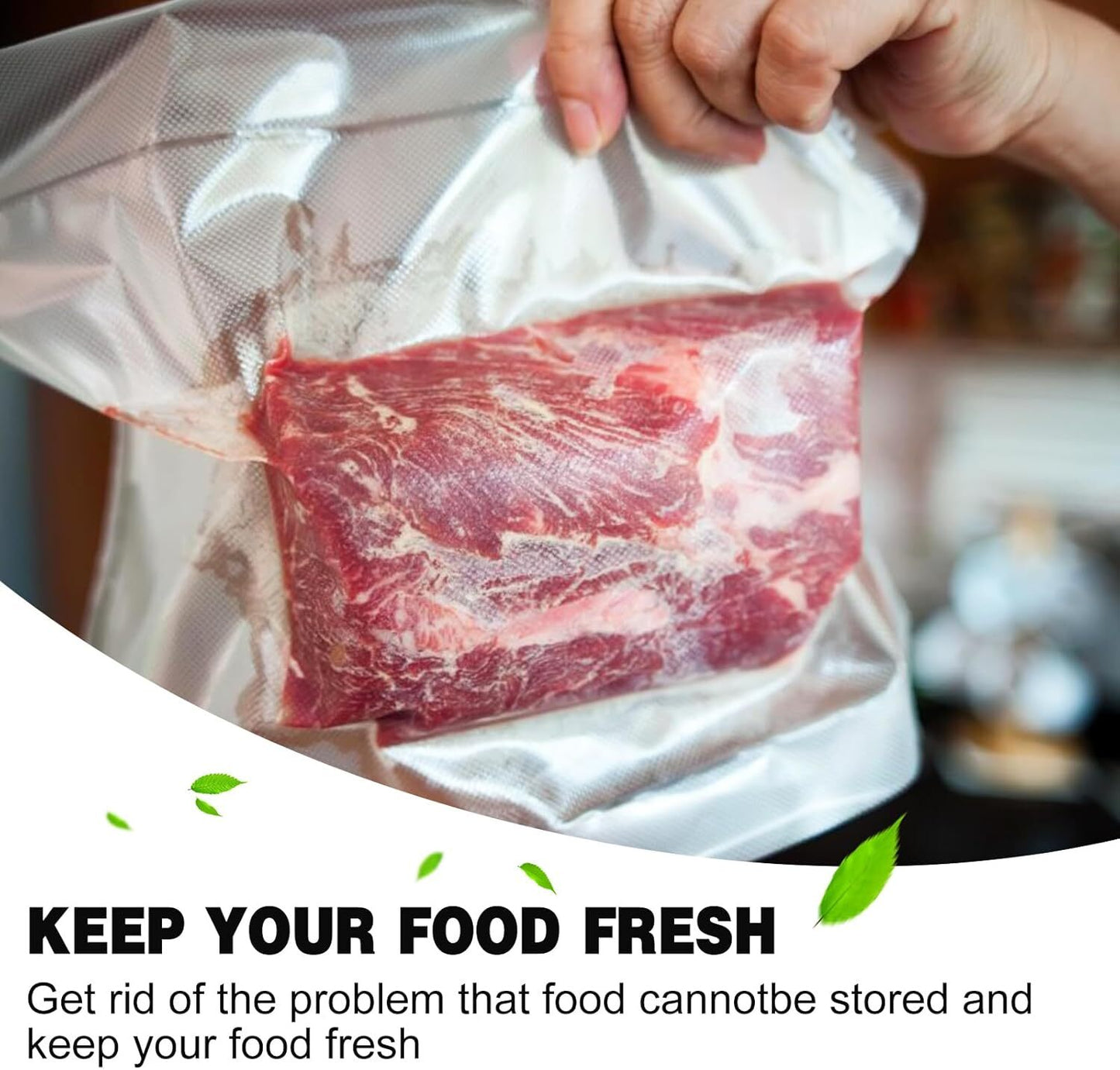 Vacuum Sealer Machine Seal a Meal Food Saver System, Two Modes +10 Free Bags, US