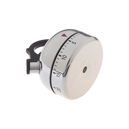 New White Kitchen Timer Alarm Mechanical Kettle Shaped Timer Clock Counting 60 Minutes Cuisine Kettle Styling Clockwork Timer