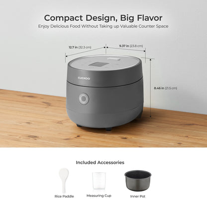 CR-0675FG 6-Cup (Uncooked) / 12-Cup (Cooked) Micom Rice Cooker with Nonstick Inner Pot (Gray)