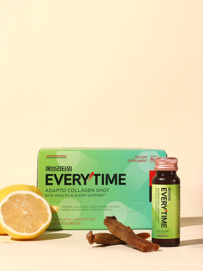 Everytime Adapto Collagen Skin & Sleep, 10 Bottles