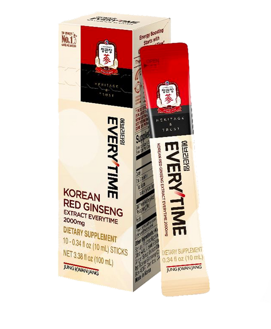 Korean Ginseng Energy & Eye Care Bundle – Everytime Extract 2000 (10p) + JKJ Eye Health Capsule (30 Capsules)