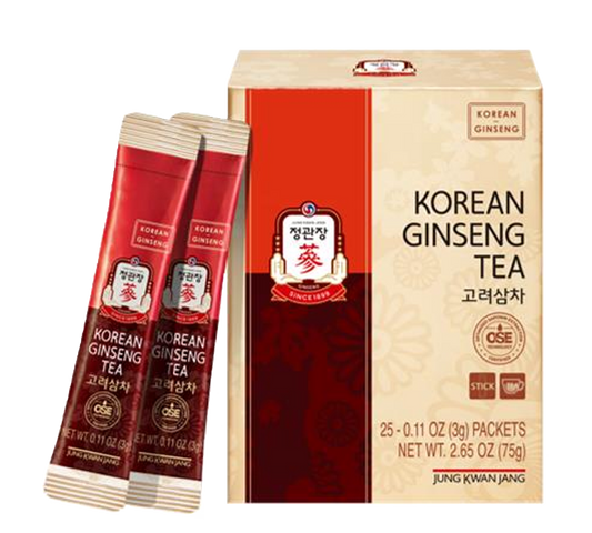 Boost Your Health & Energy With Korean Ginseng! Evreytime Energy Boost (10p) & Red Ginseng Extract Tea (25p) Combo