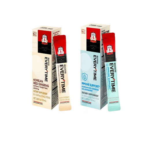 Korean Red Ginseng Everytime Vitality Duo – Everytime Extract 2000 (10p) + Everytime Immune Support (10p)