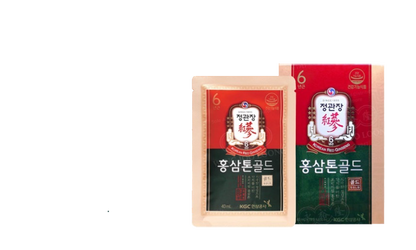 Daily Korean Ginseng Duo – Red Ginseng Tonic Gold (10 Pouches) + Sugar-Free Red Ginseng Candy (240g)