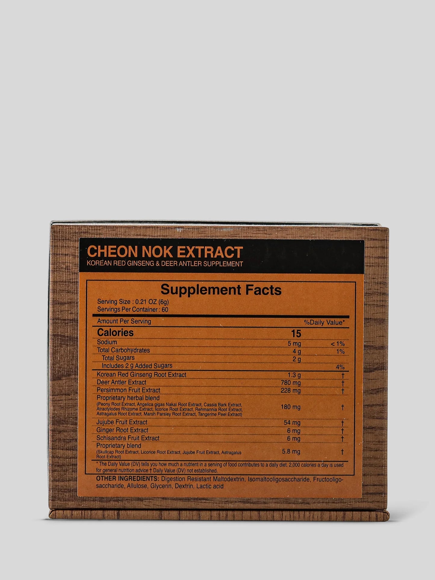 Red Ginseng Extract + Cheon Nok Extract