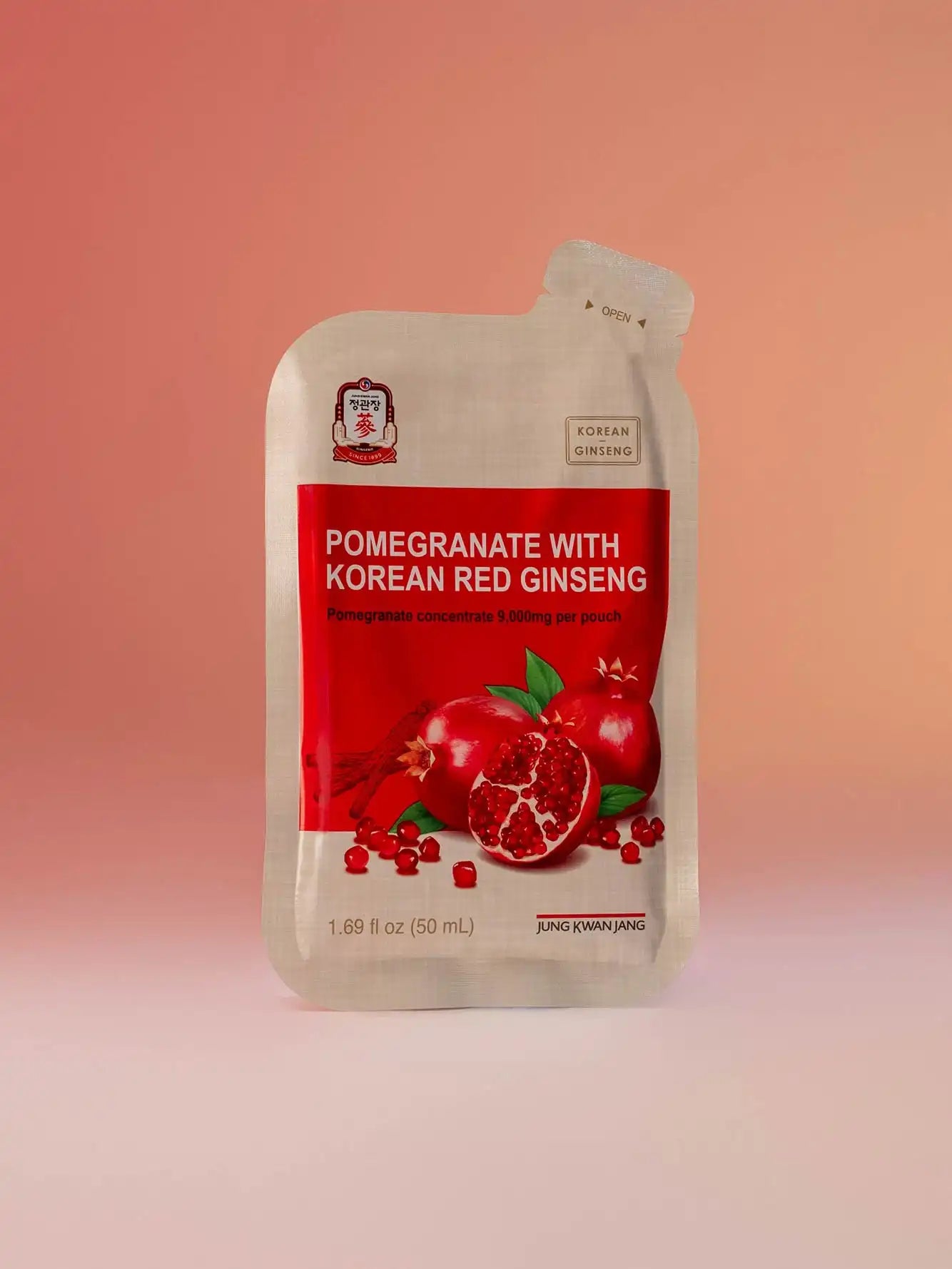 Pomegranate with Korean Red Ginseng, 10 Pouches
