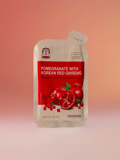 Pomegranate with Korean Red Ginseng, 10 Pouches